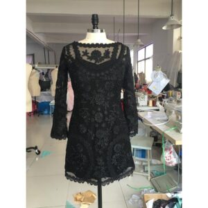 Black Cocktail Dresses sheath  Real Sample